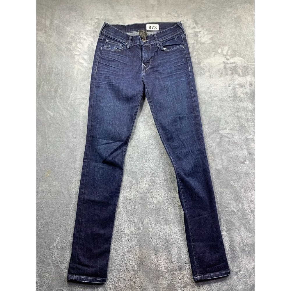 True Religion Blue Skinny Jeans For Women Size 25 (873)